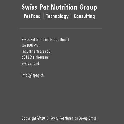 Swiss Pet Nutrition Group